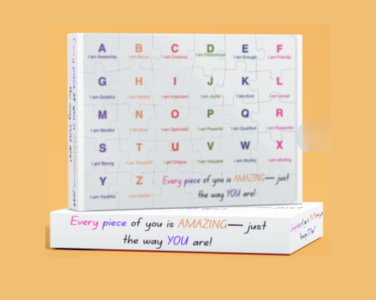 Alphabet Affirmation Kids' Puzzle — 30-Piece Positive ABC Learning Toy