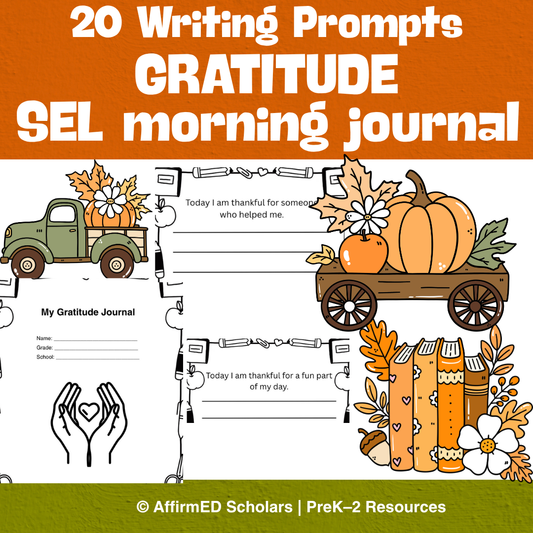 Digital Black & White Journal for Mindfulness & SEL